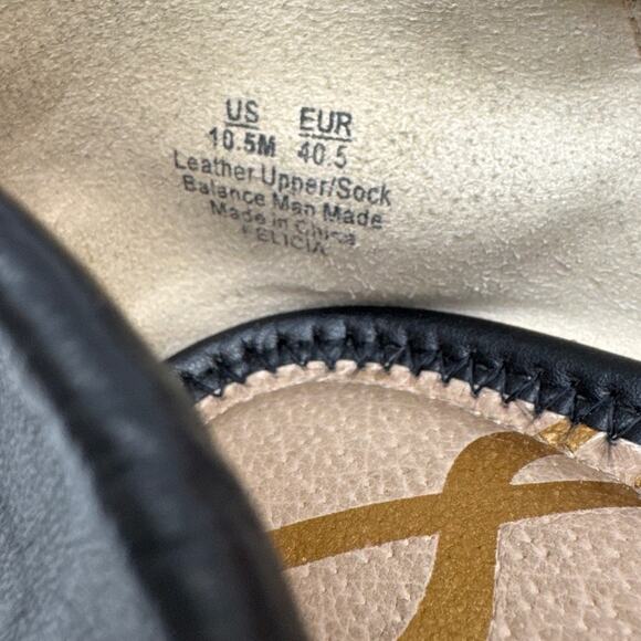 Sam Edelman Felicia Black Leather Slip On Comfort Ballet Flat Women 10.5 - Picture 8 of 9